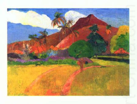 Paul Gauguin Tahitian Landscape china oil painting image